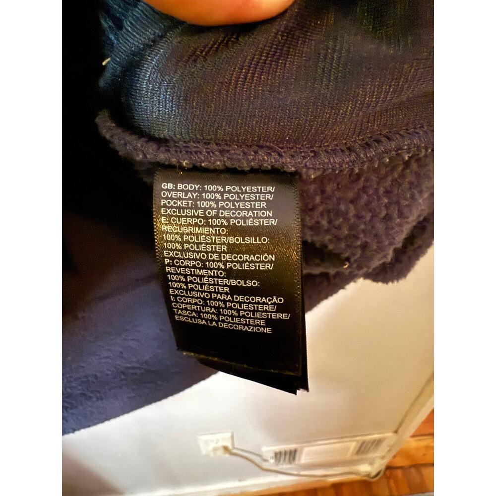 The North Face Dunraven Campshire Fleece Parka navy size large - Picture 6 of 11